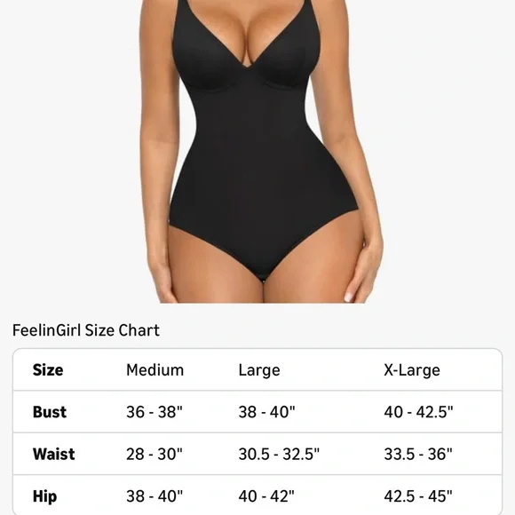 Black Shapewear Bodysuit - Picture 2 of 4